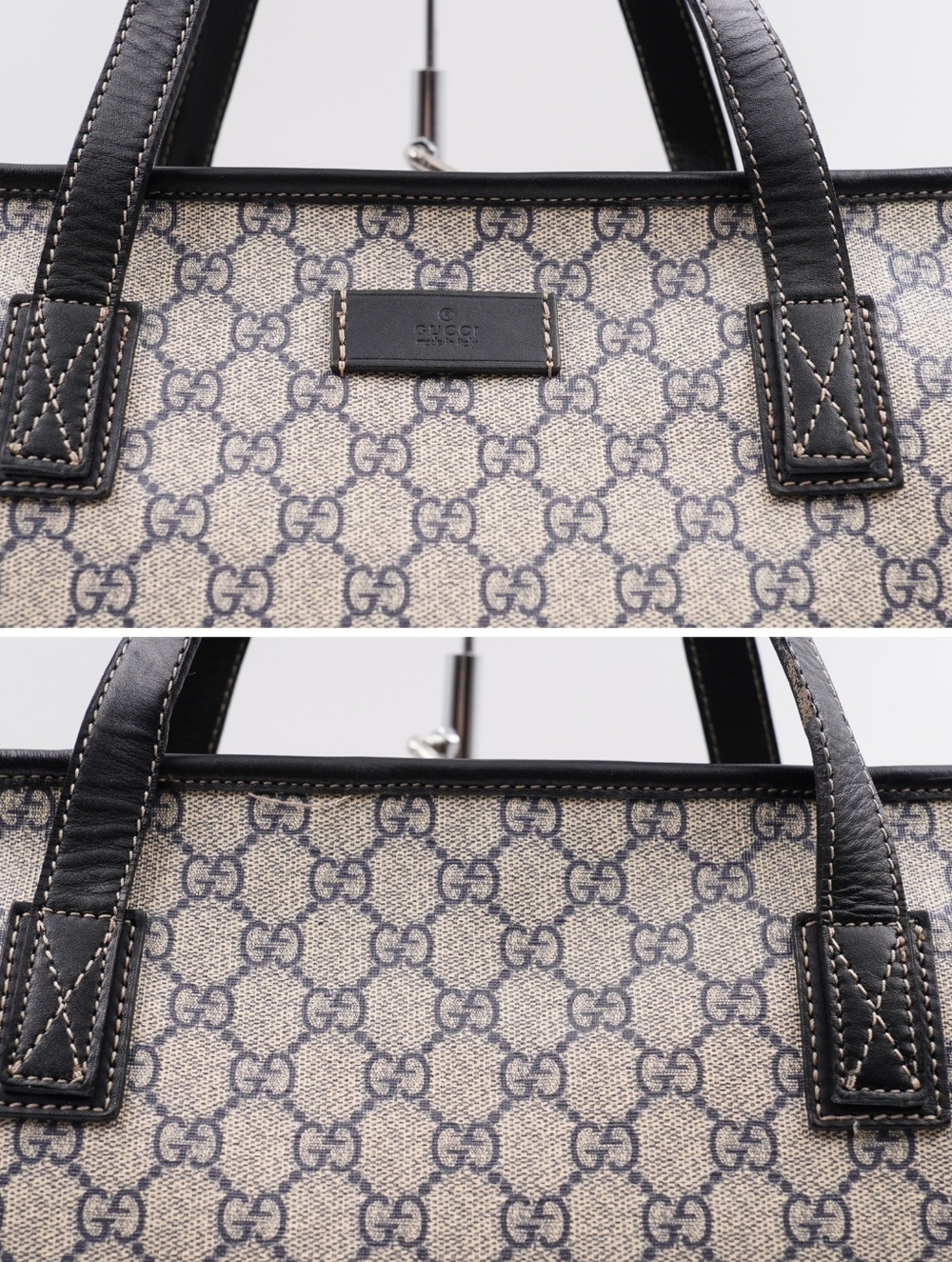 BY48 ❤️ Gucci GG Supreme Coated Canvas Joy Large Tote Bag - Picture 5 of 14